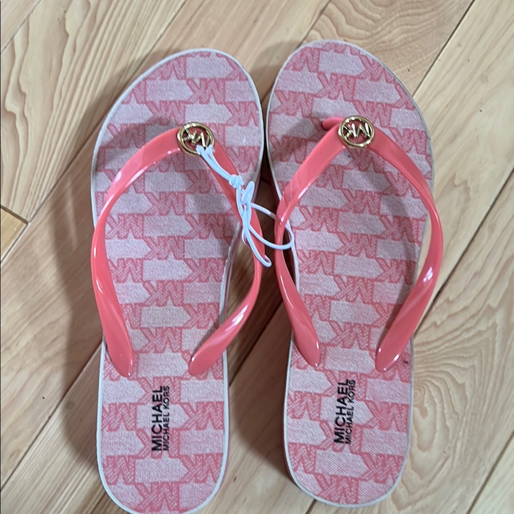 Michael Kors Pink Flip Flops